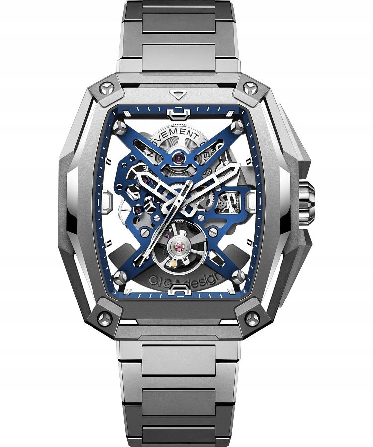 Pánské hodinky Ciga Design Hunter Automatic Titanium Skeleton