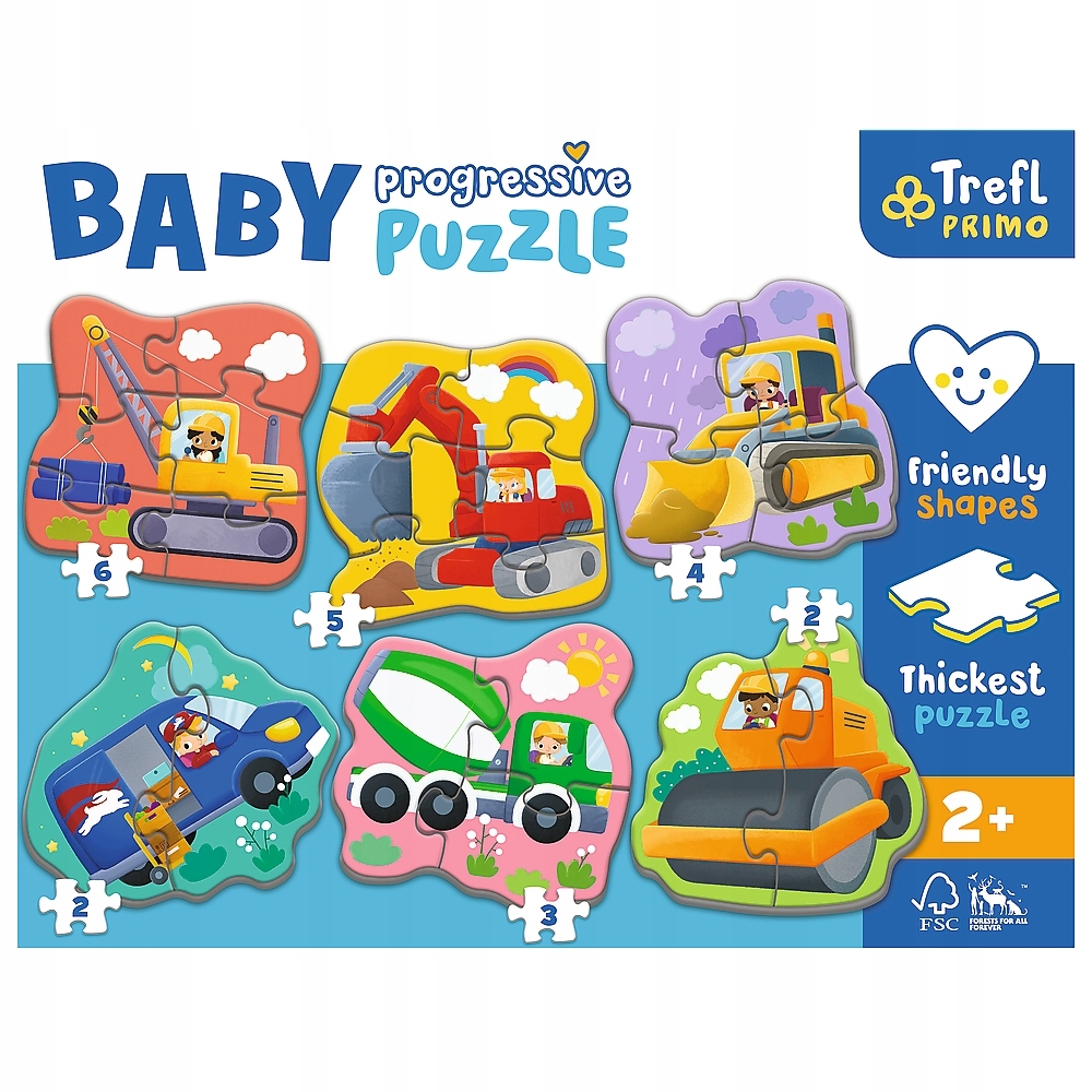 

Trefl Primo, Baby Progressive Pojazdy