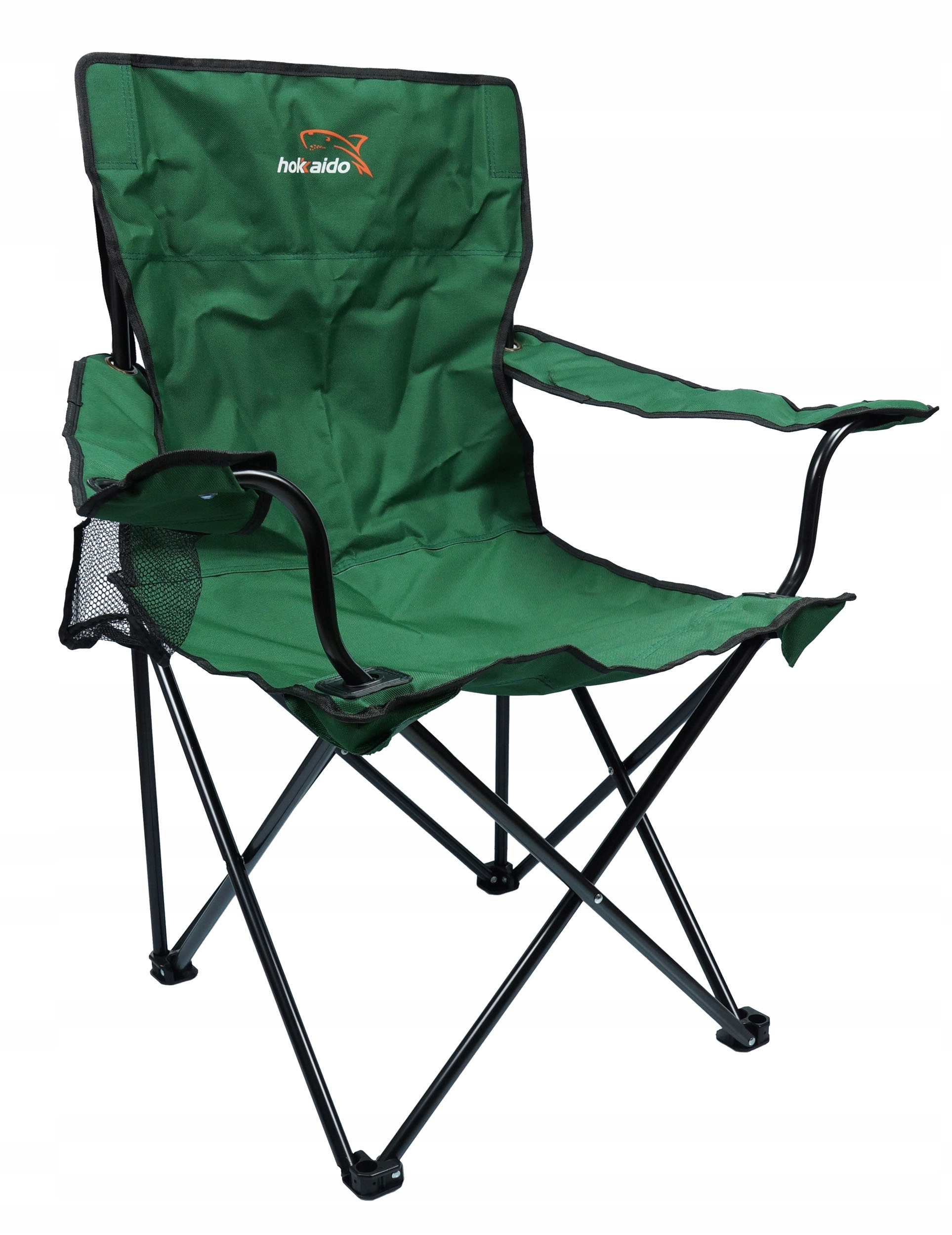 DUZE KRZESŁO WĘDKARSKIE Z OPARCIEM HOKKAIDO GRUBE RURY POKROWIEC Marka Hokkaido