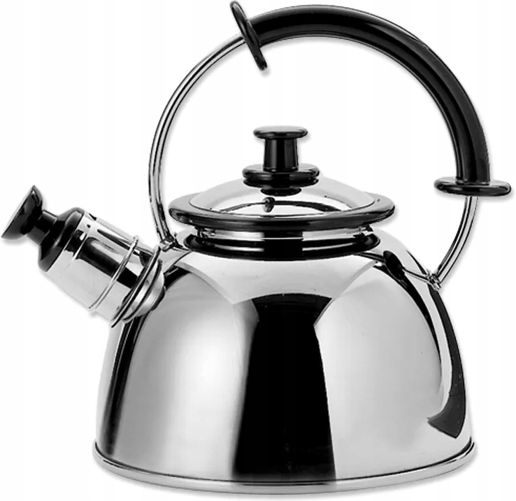 Tradičná oceľová kanvica Schulte-Ufer 1,4 l strieborná