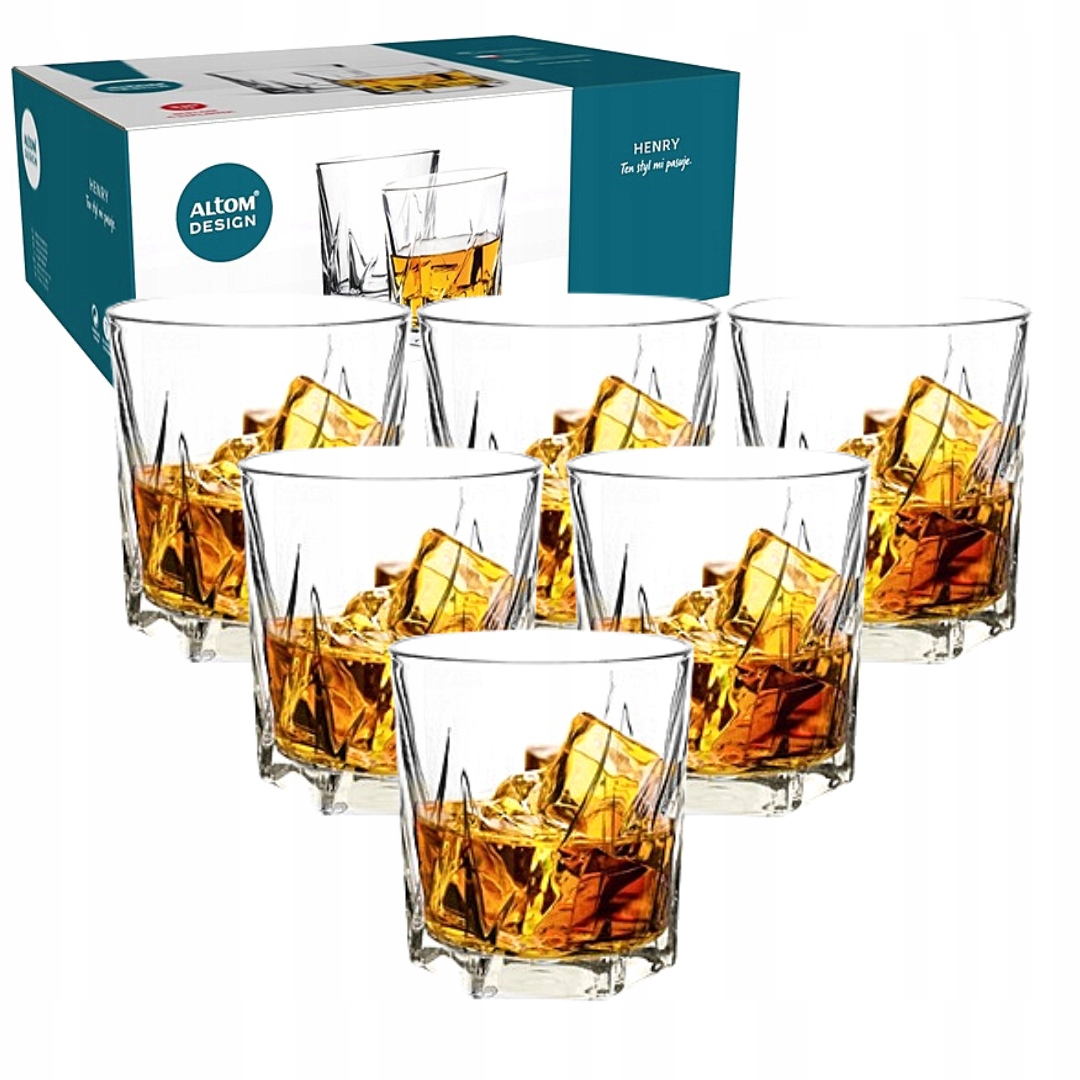 

Zestaw Szklanek Do Drinków Whisky 6 Szt Napojów