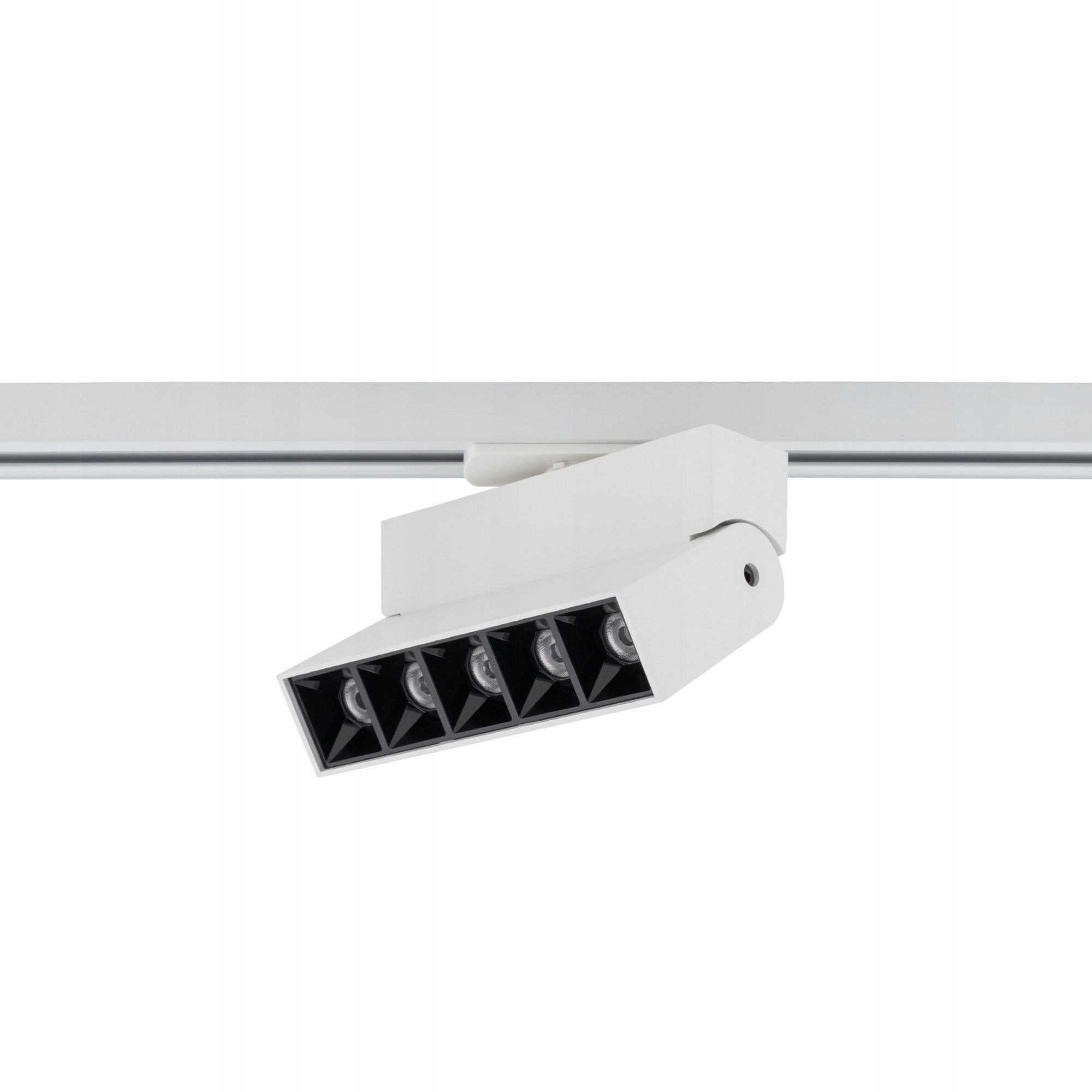 Koľajnicová lampa 1F Nowodvorski Profile Focus Led biela obývacia izba 3