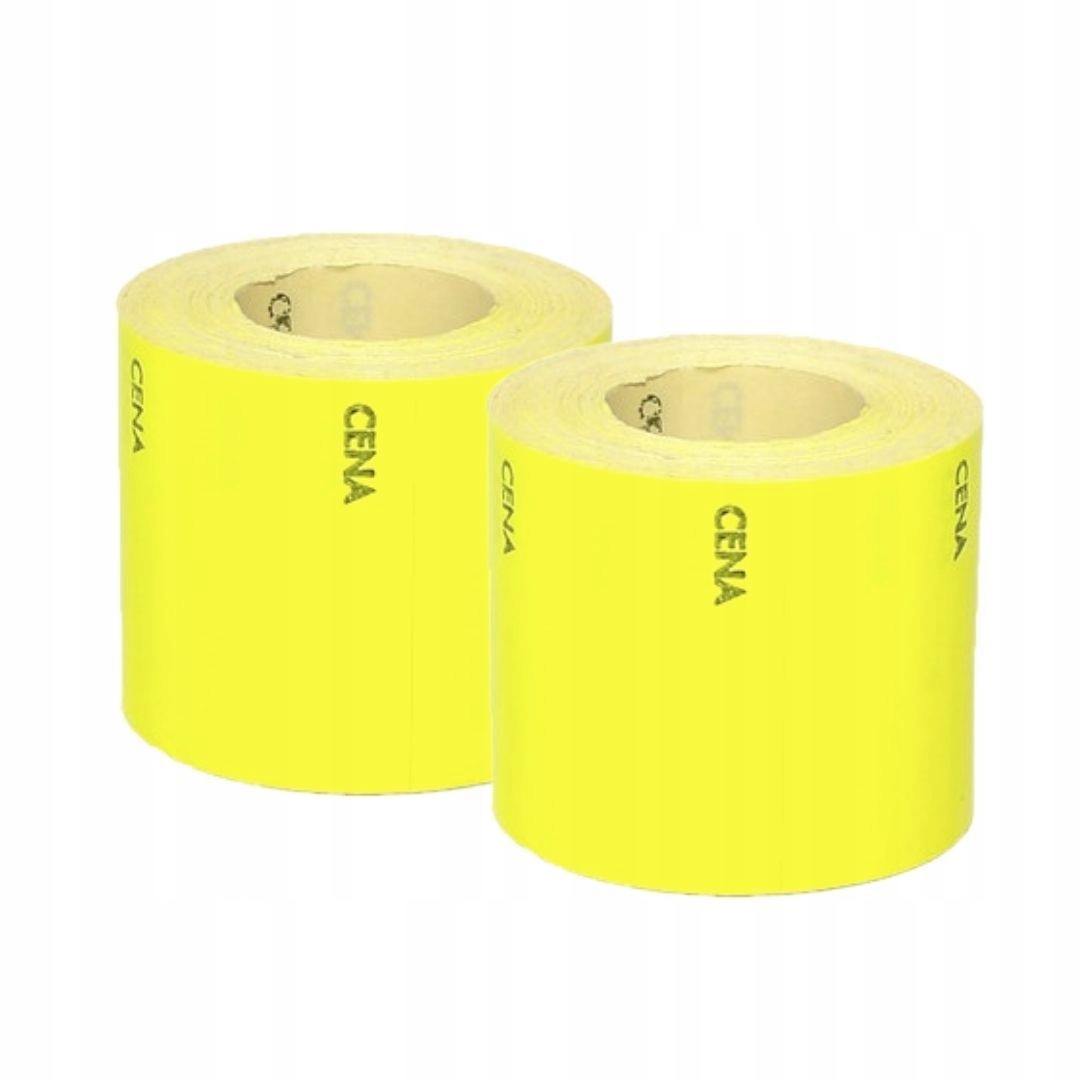 Etykieta cenowa 55x30 mm - 5 szt. - żółta