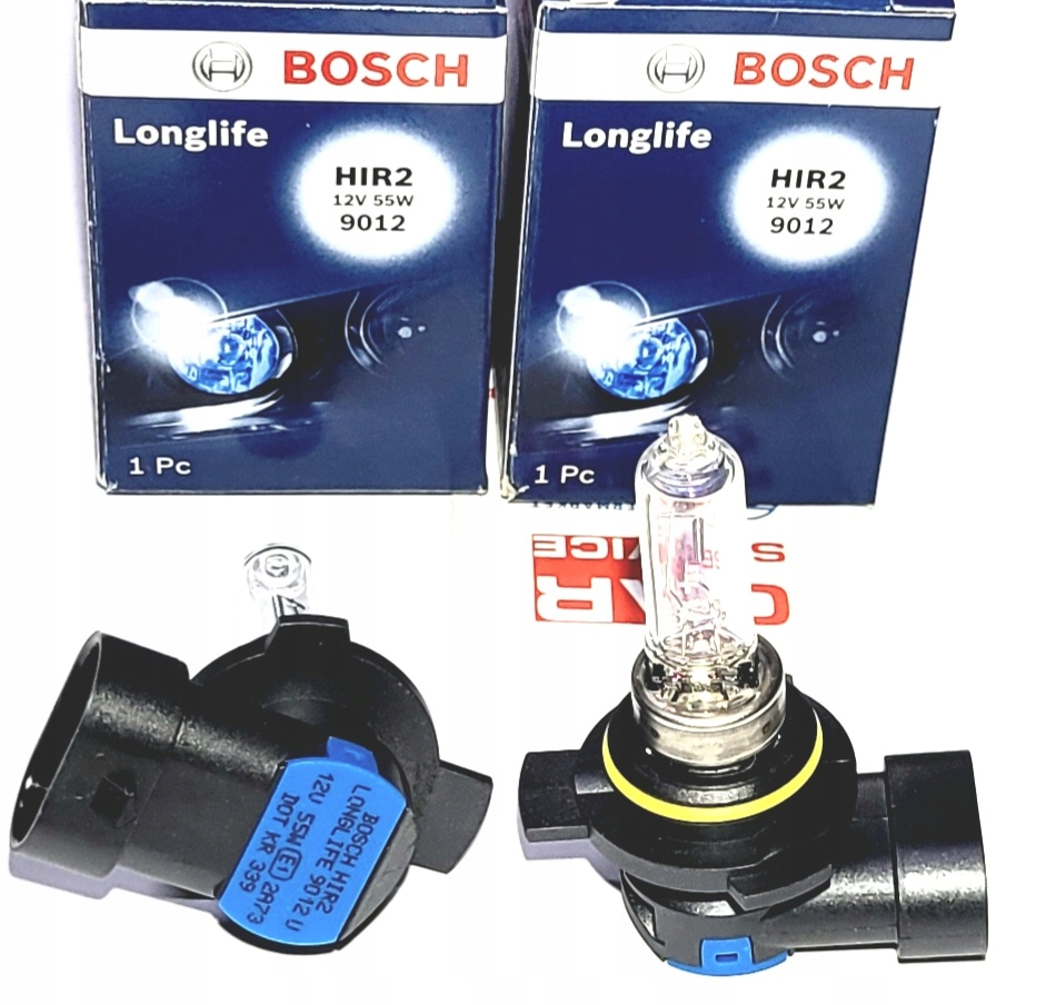 2X HIR2 Hir 2 Żarówka Bosch Long Life Longlife Toyota Auris Opel Insignia