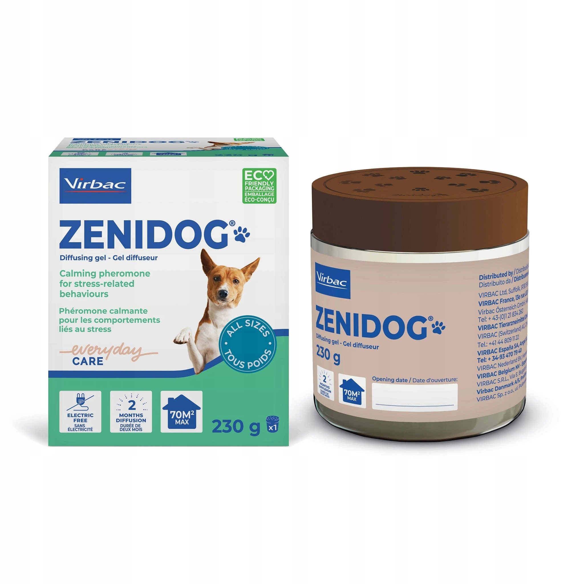Virbac Zenidog Gelový Difuzér Pro Psy 230 G