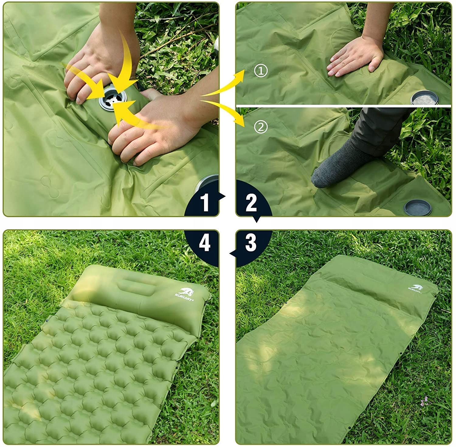 MATERAC TURYSTYCZNY SAMOPOMPUJĄCY 195x64CM LEKKI PREMIUM Model 194