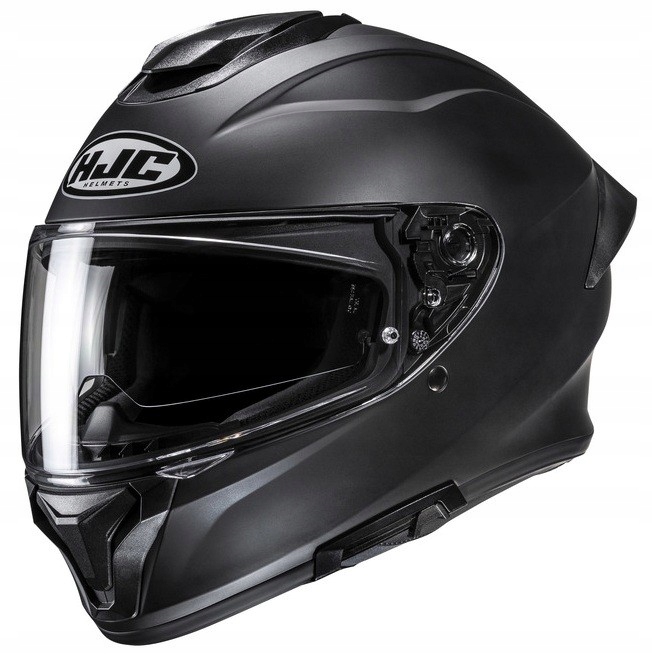 Hjc C71 Solid Semi Flat Black integrálna motocyklová prilba s mixom XXL