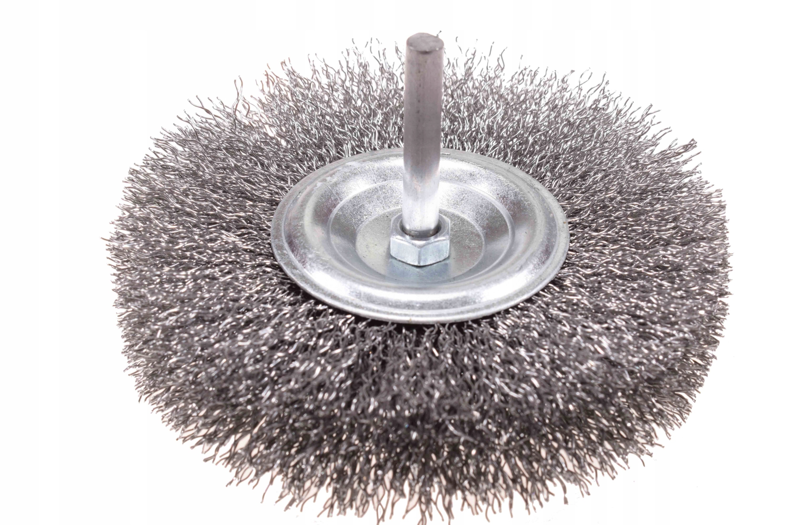 SZCZOTKA DRUCIANA TARCZOWA NA WIERTARKĘ fi 80