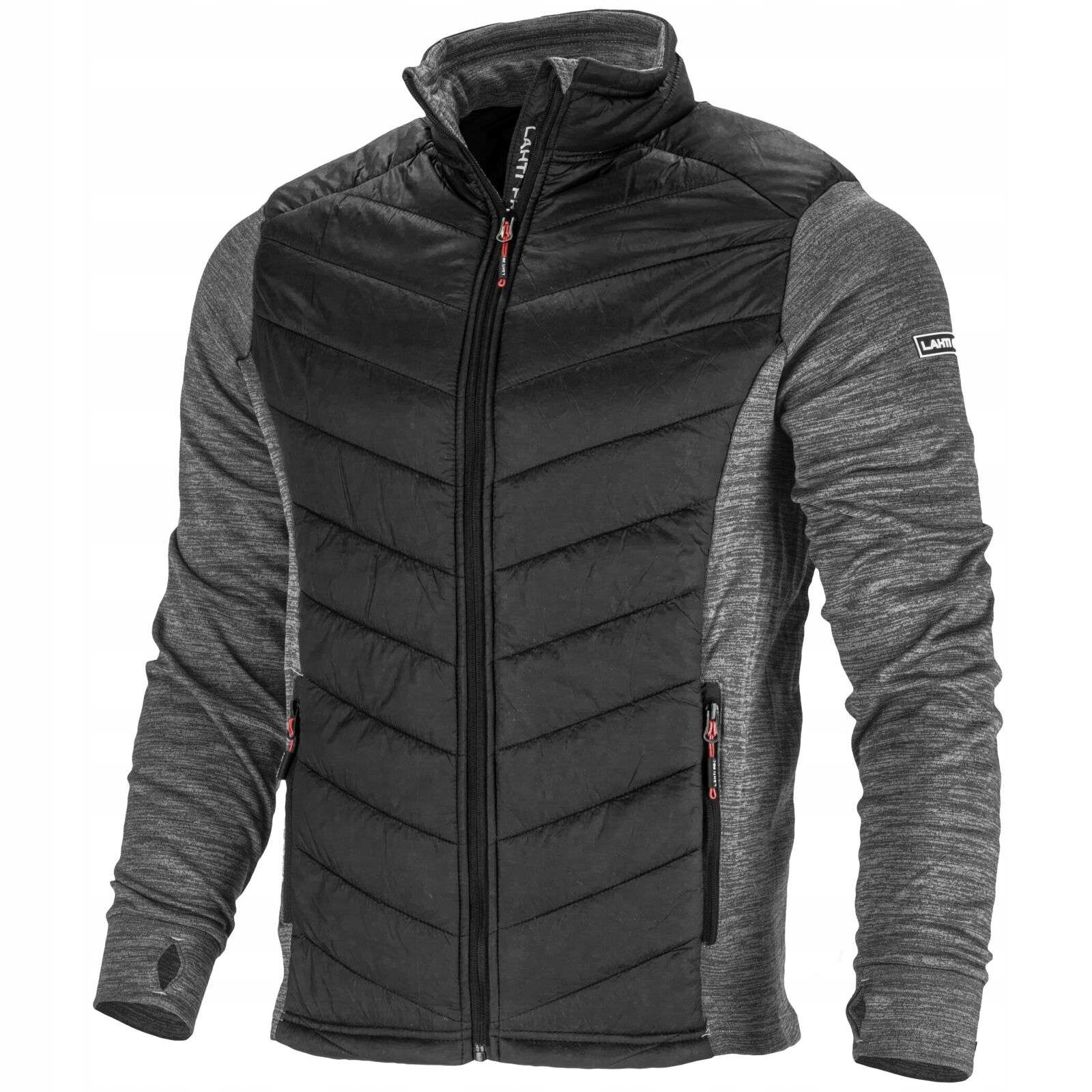 Bluza męska robocza pikowana rozpinana kurtka szara Lahti Pro L40122 3XL