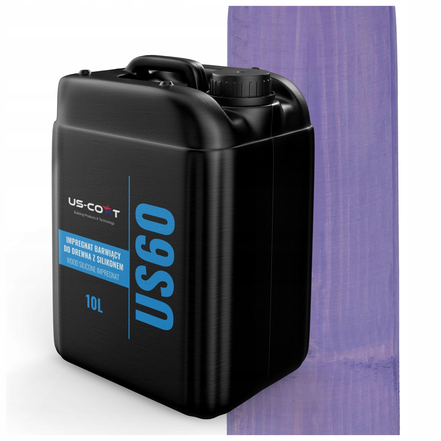 Dekoračná Ochranná Impregnácia Na Drevo So Silikónom 2v1 10L Uv Levanduľová