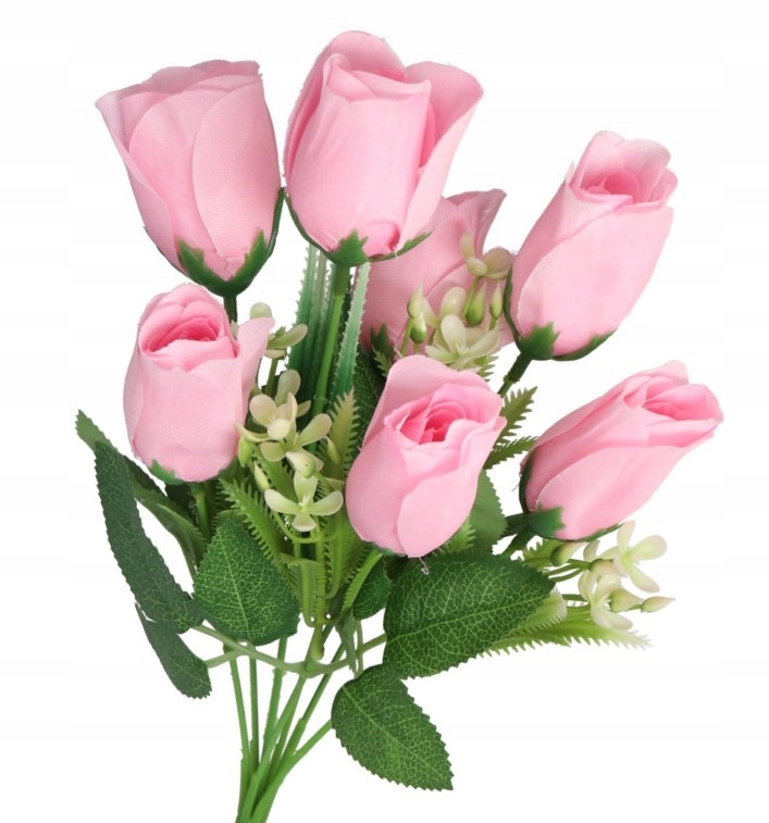 SZTUCZNE KWIATY JAK ŻYWE ROŚLINY RÓŻA RÓŻE BUKIET