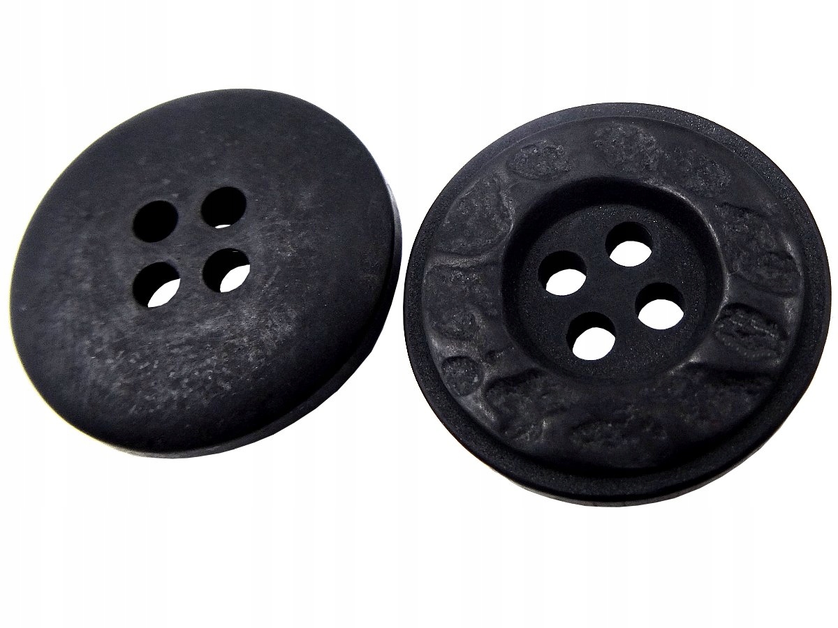 20mm Guziki ozdobne 10 sztuk kolor Czarne K118 guzik czterodziurkowy 15006