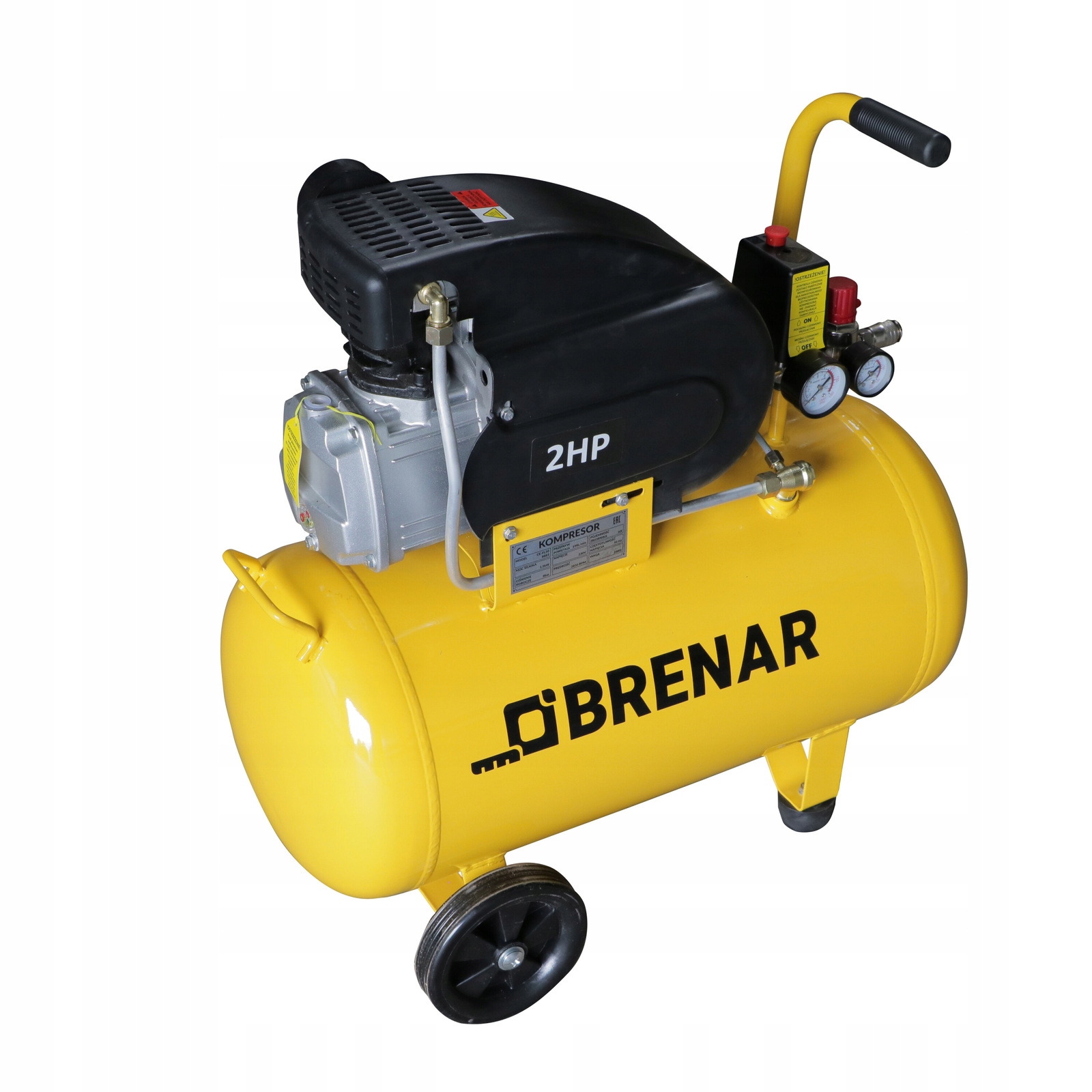Brenar Olejový kompresor vzduchu 50 l, 8 bar, 198 l/min