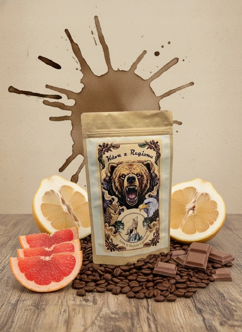 Káva Kolumbie Supremo Rio Magdalena 18 mletá 1000 g French press, Chemex