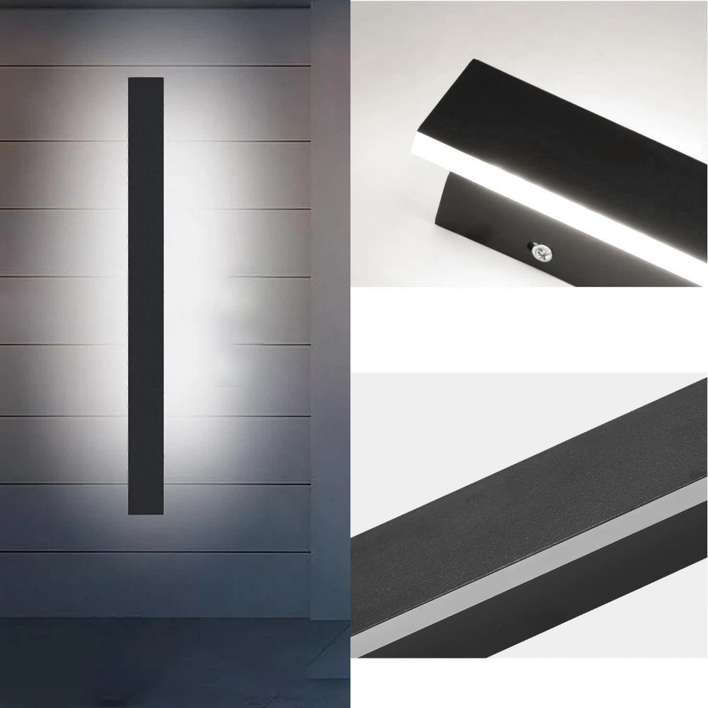 Led lampa 100 cm nástěnná zahradní fasádní venkovní nástěnná lampa 32W