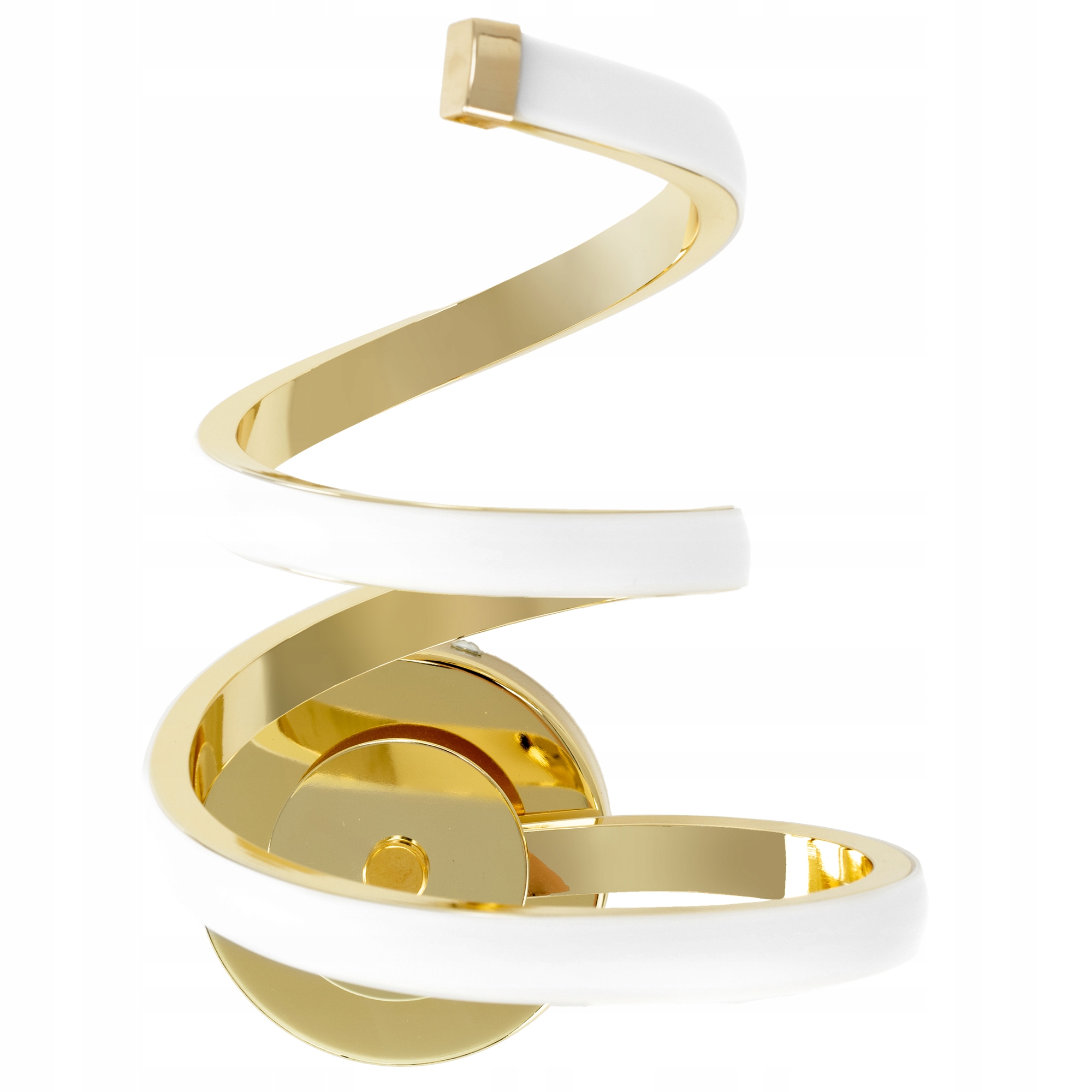 Lampa Ścienna Kinkiet Sprężnka Gold Led Złoty