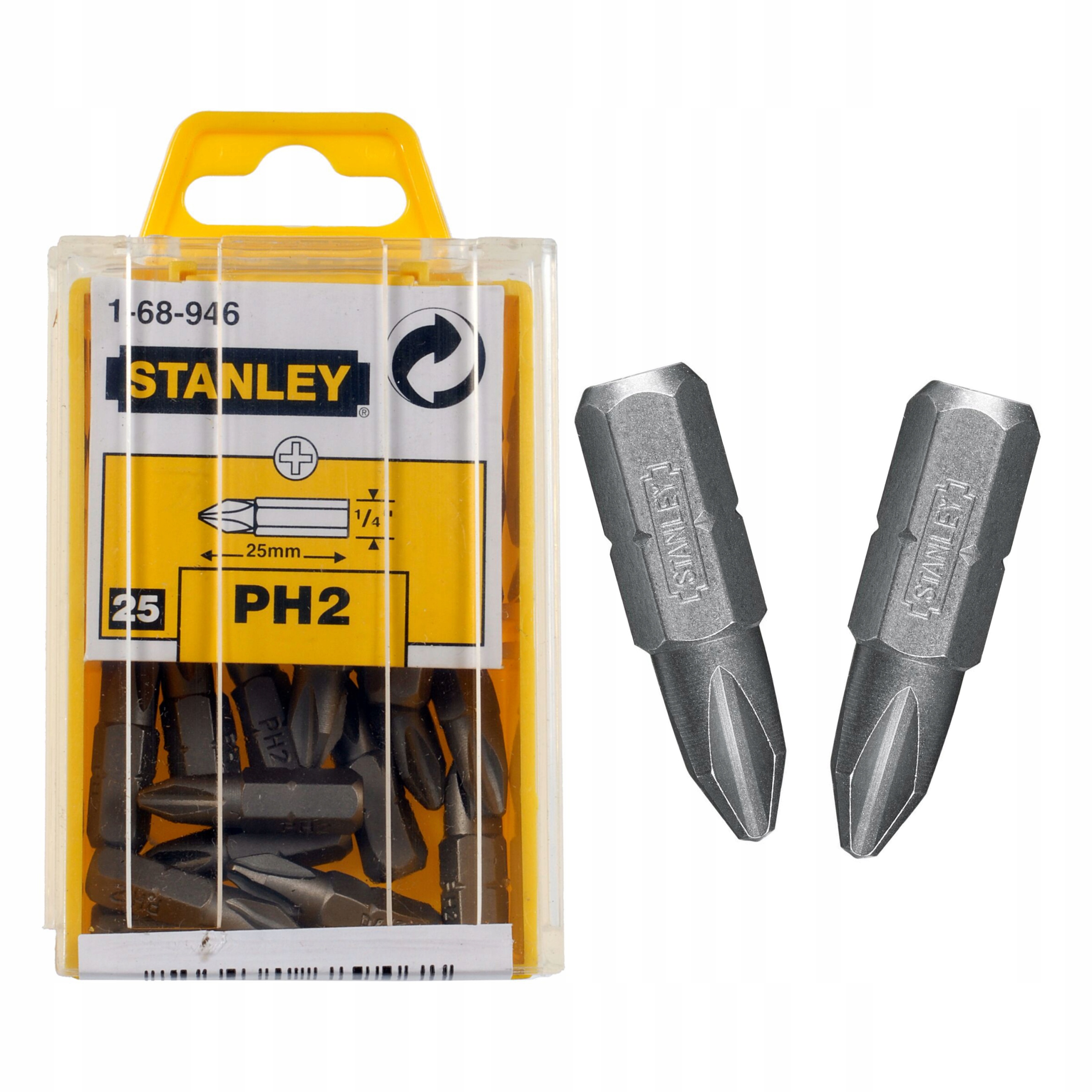 

Stanley Zestaw Końcówek 1/4" Phillips 25el Walizka