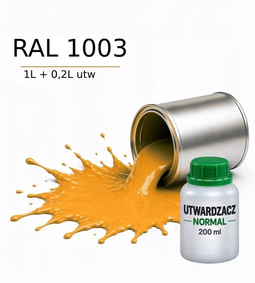 Valspar Ral 1003 Barva Dtm Základní Nátěr Polyuretanová 2K Pololesk 1L Utw