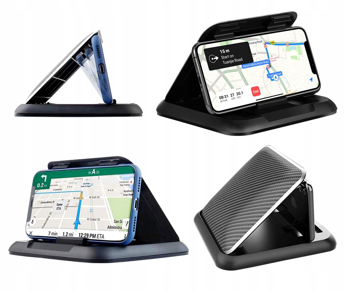 UCHWYT SAMOCHODOWY NA TELEFON SMARTFONA HOLDER NA KOKPIT DO AUTA AP15 Rodzaj na kokpit