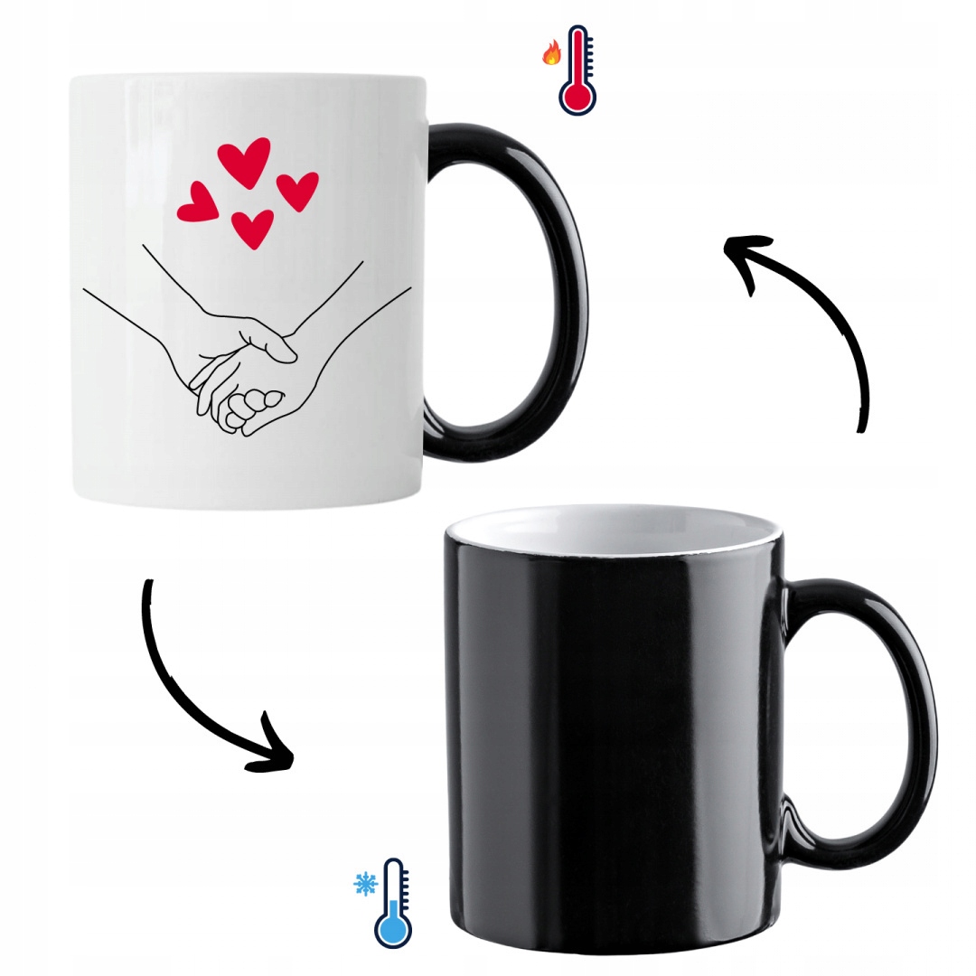 PREZENT WALENTYNKOWY kubek magiczny na walentynki Stan opakowania oryginalne