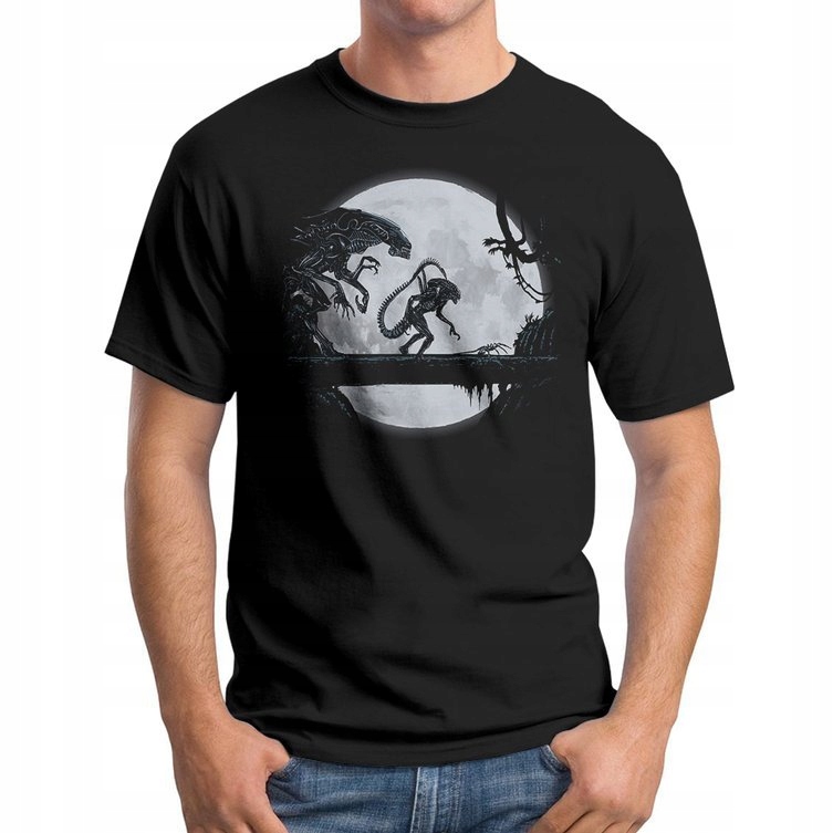 

Koszulka T-Shirt Alien Moon Walk L