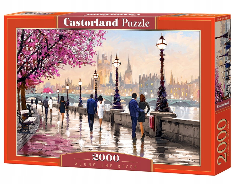Puzzle Castorland 2000 elementów Wzdłuż rzeki