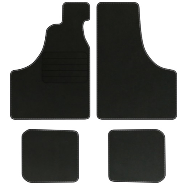 Fiat 126 1972-2000 velurové koberce Comfort Černé