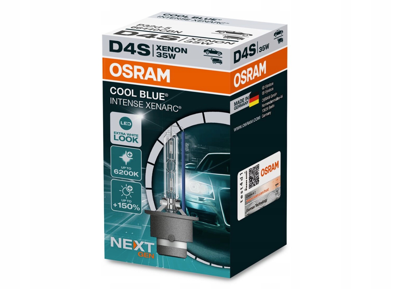 Osram Xenarc Cool Blue Intense Next Generation D4S, 35 W, P32d-5, 1ks