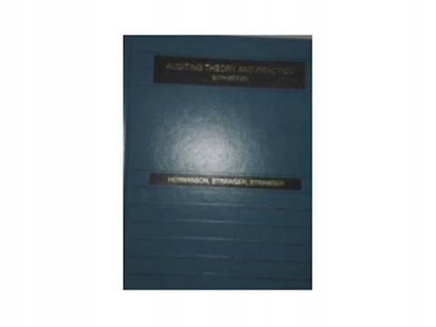 Auditing Theory and Practice - R Hermanson