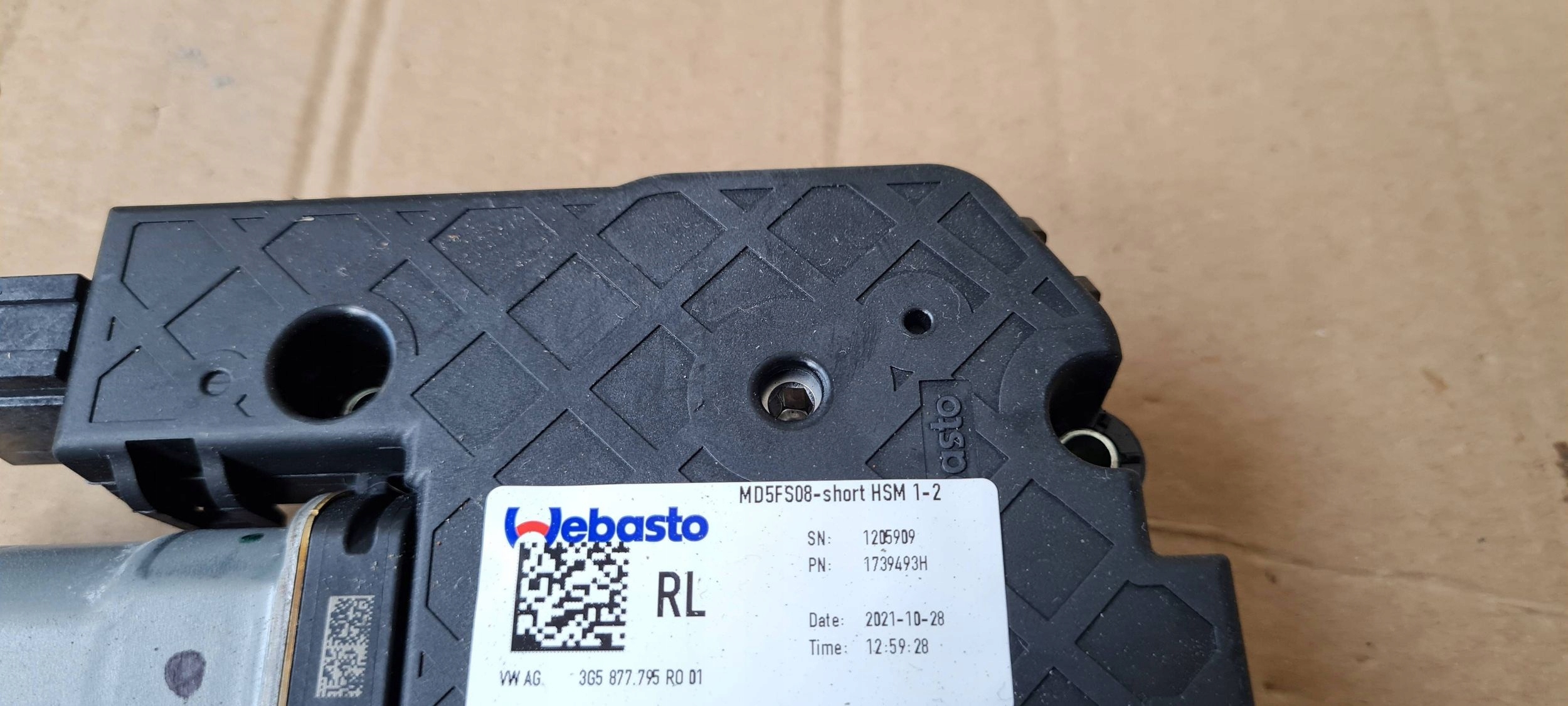 Q3 83A Motor Schiebedach 3G5877795 VW AUDI
