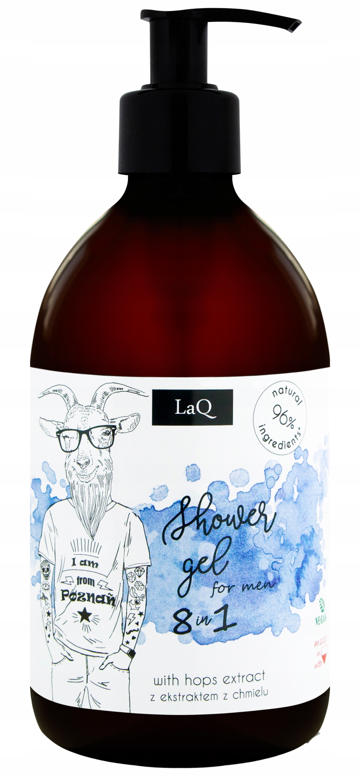 

Laq Żel Pod Prysznic Dla Facetów Kozioł 8W1 500ml