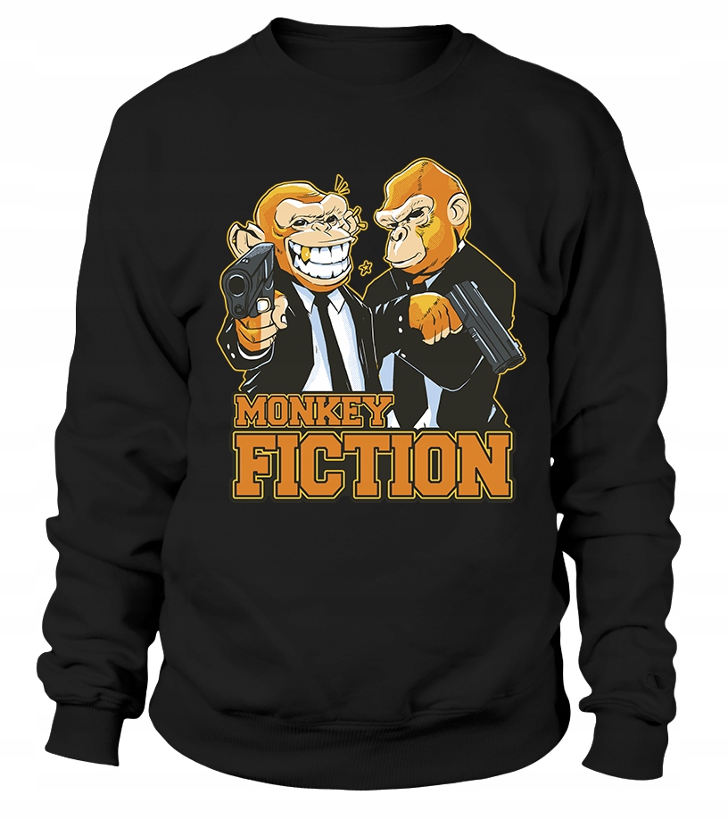Dámská Mikina Monkey Fiction, velikost 2XL, černá