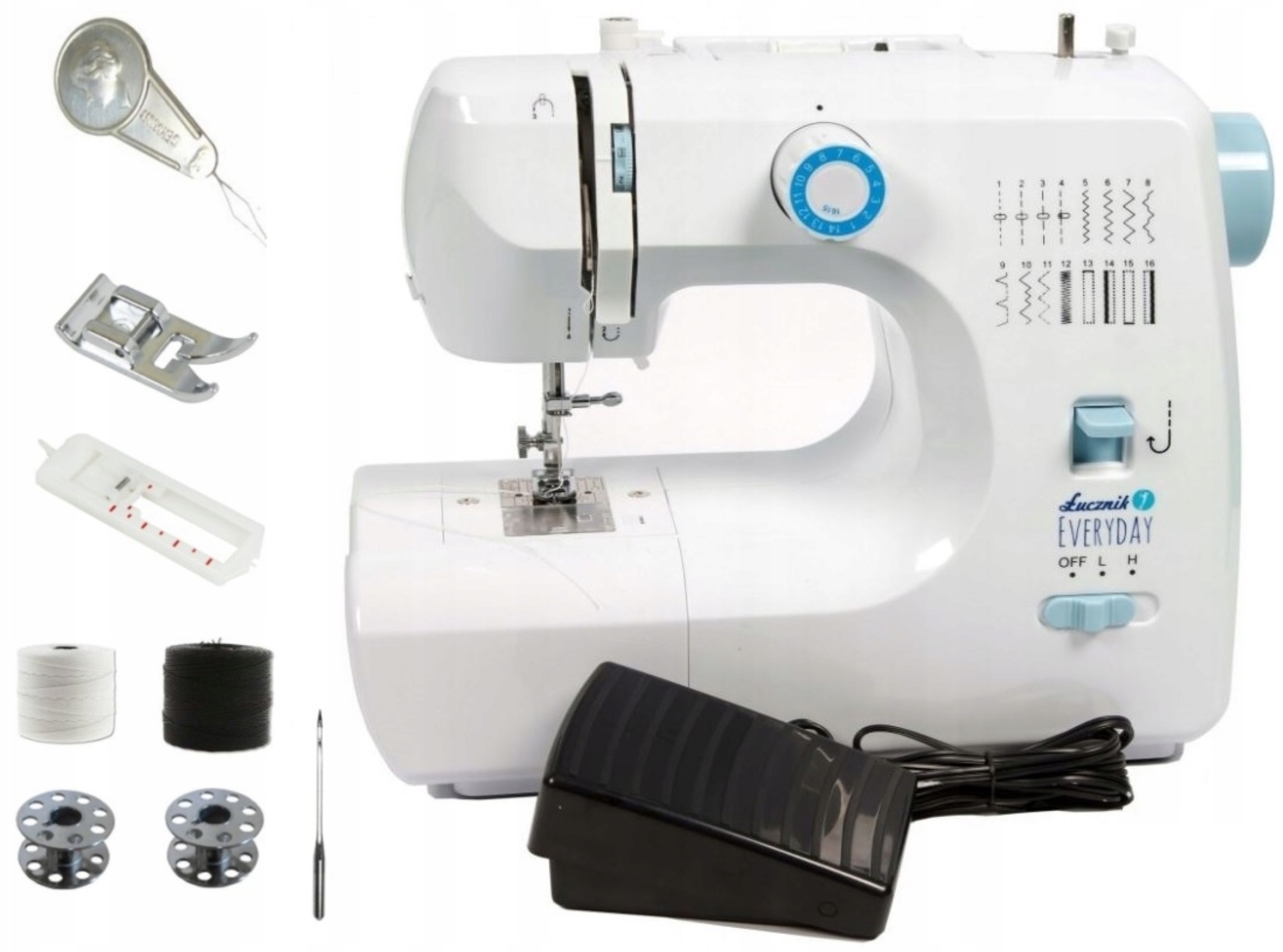 Maszyna do szycia dla dzieci domowa mechaniczna prosta Łucznik Everyday