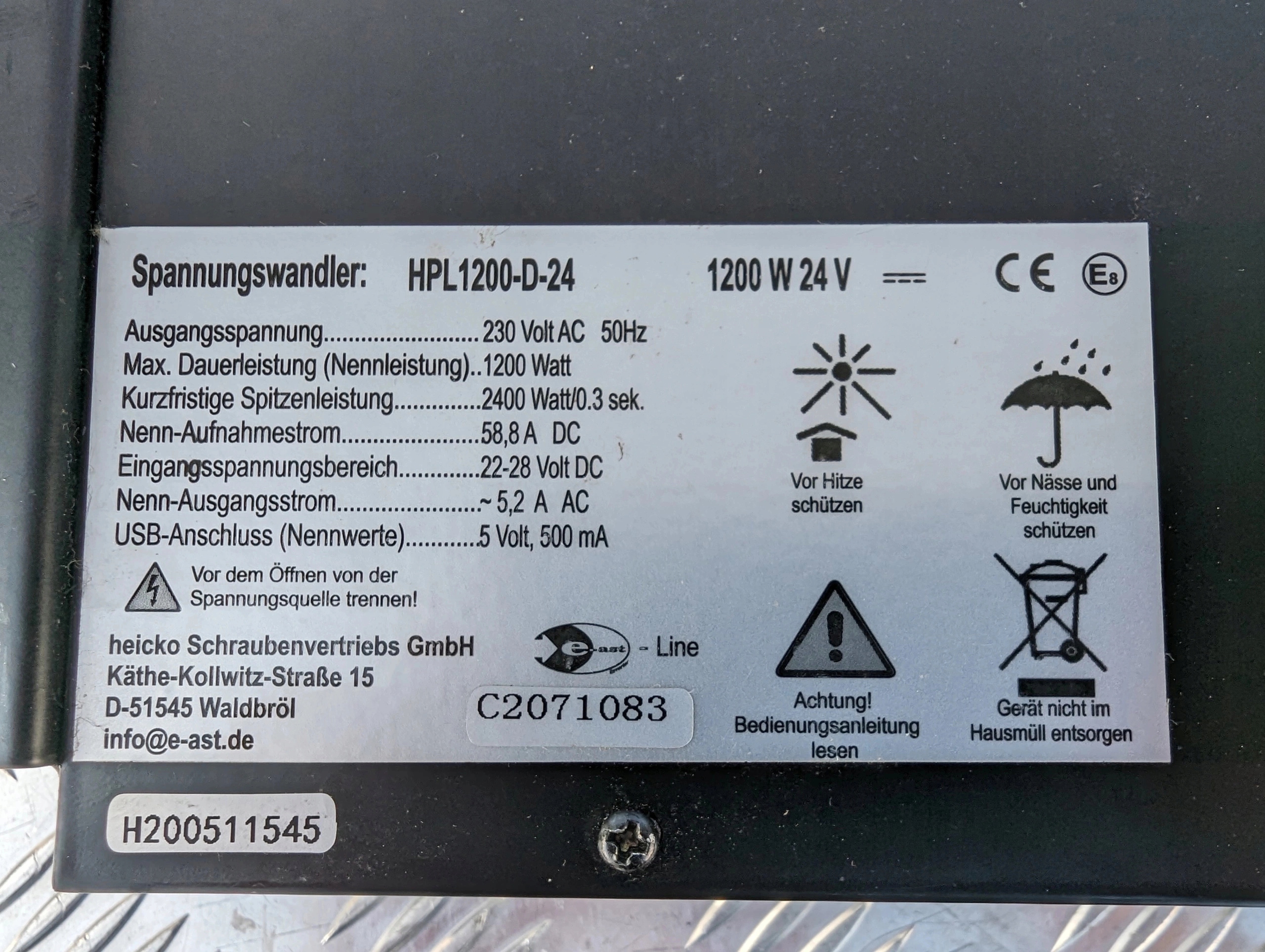 PRZETWORNICA NAPIĘCIA Marka Anny