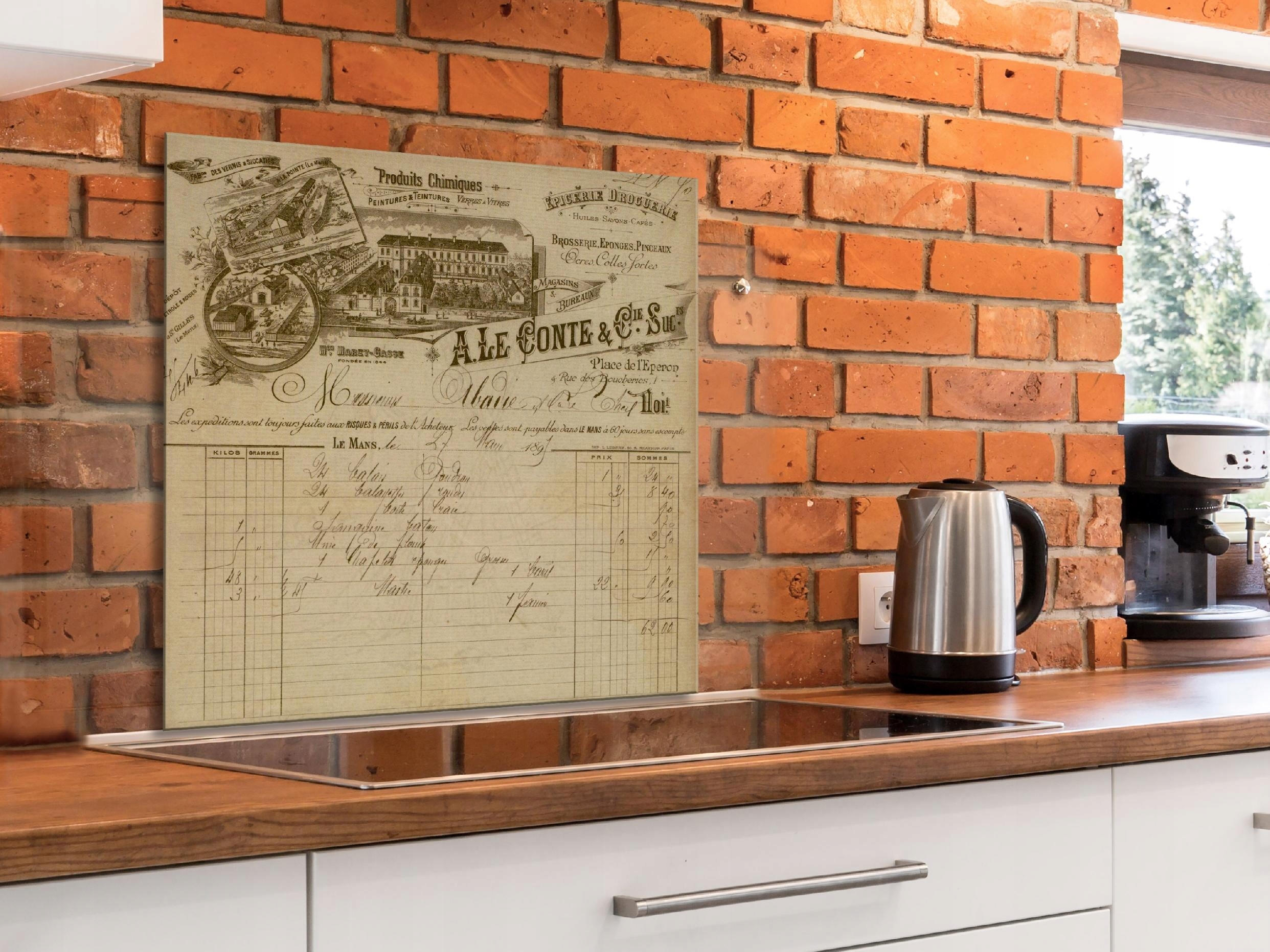 Skleněný Kuchyňský Panel 80x80 n-A-0990-aq-a