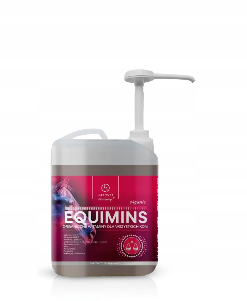 Hippovet Equimins 2,5 L witaminy dla wszystkich koni