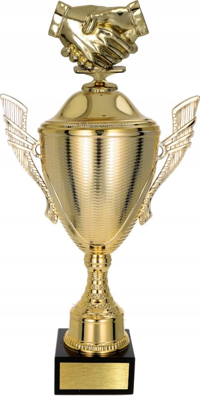 

Piękny puchar z figurką Podziękowanie 34cm +grawer