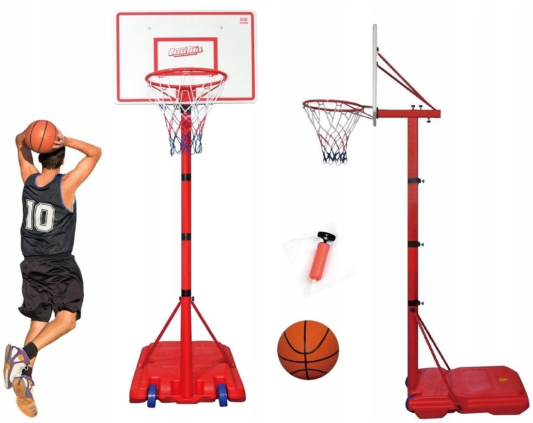 300 cm Pevný Kovový Koš Basketbal Nba 0064