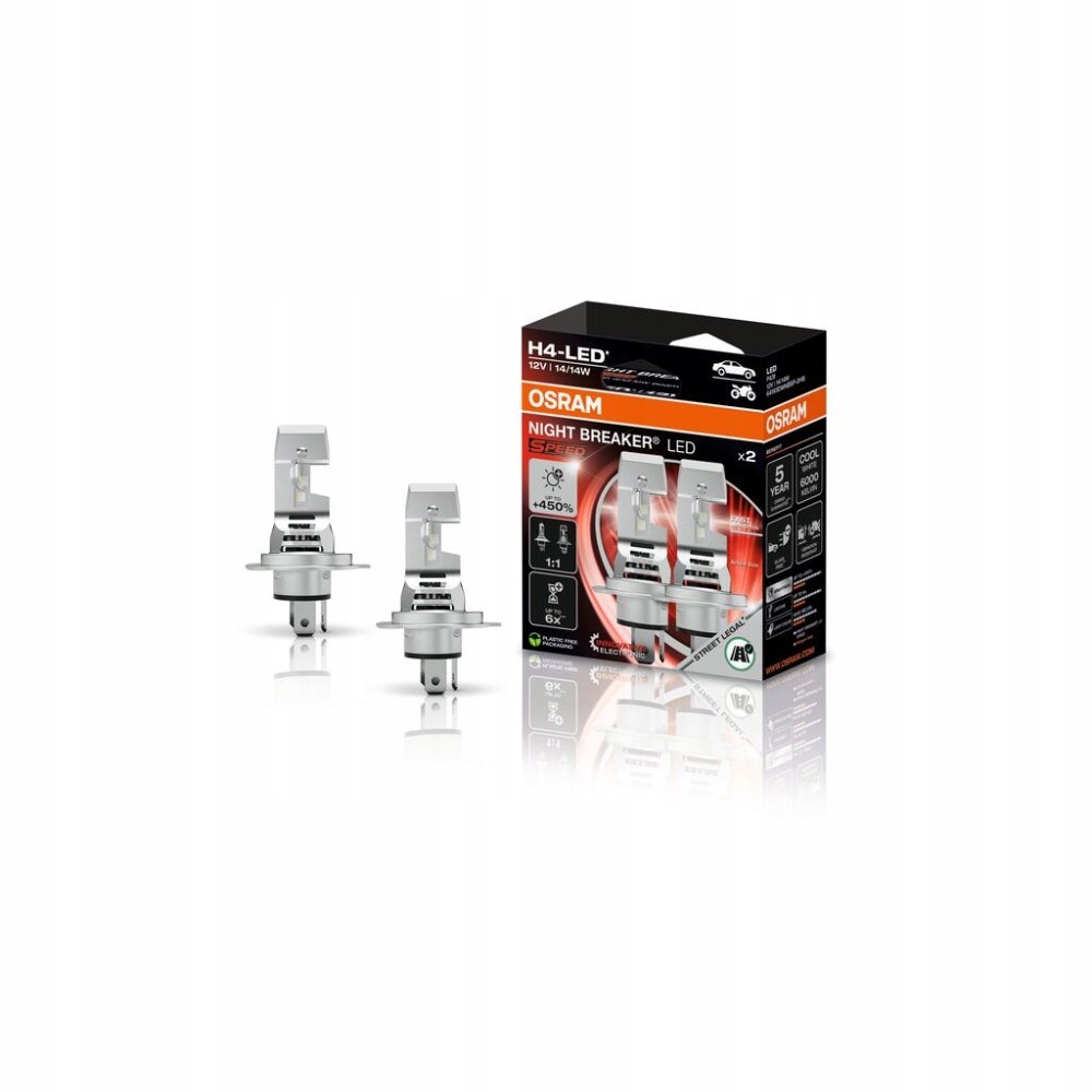 Osram H4 Night Breaker Led Speed 450 12V