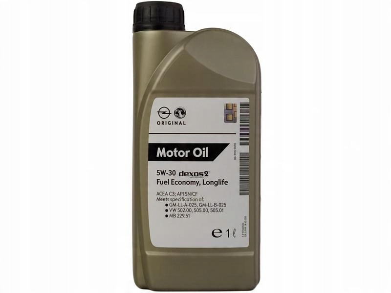

Oe Opel 5W30 DEXOS2 Sm/cf A3/B3 C3 1L