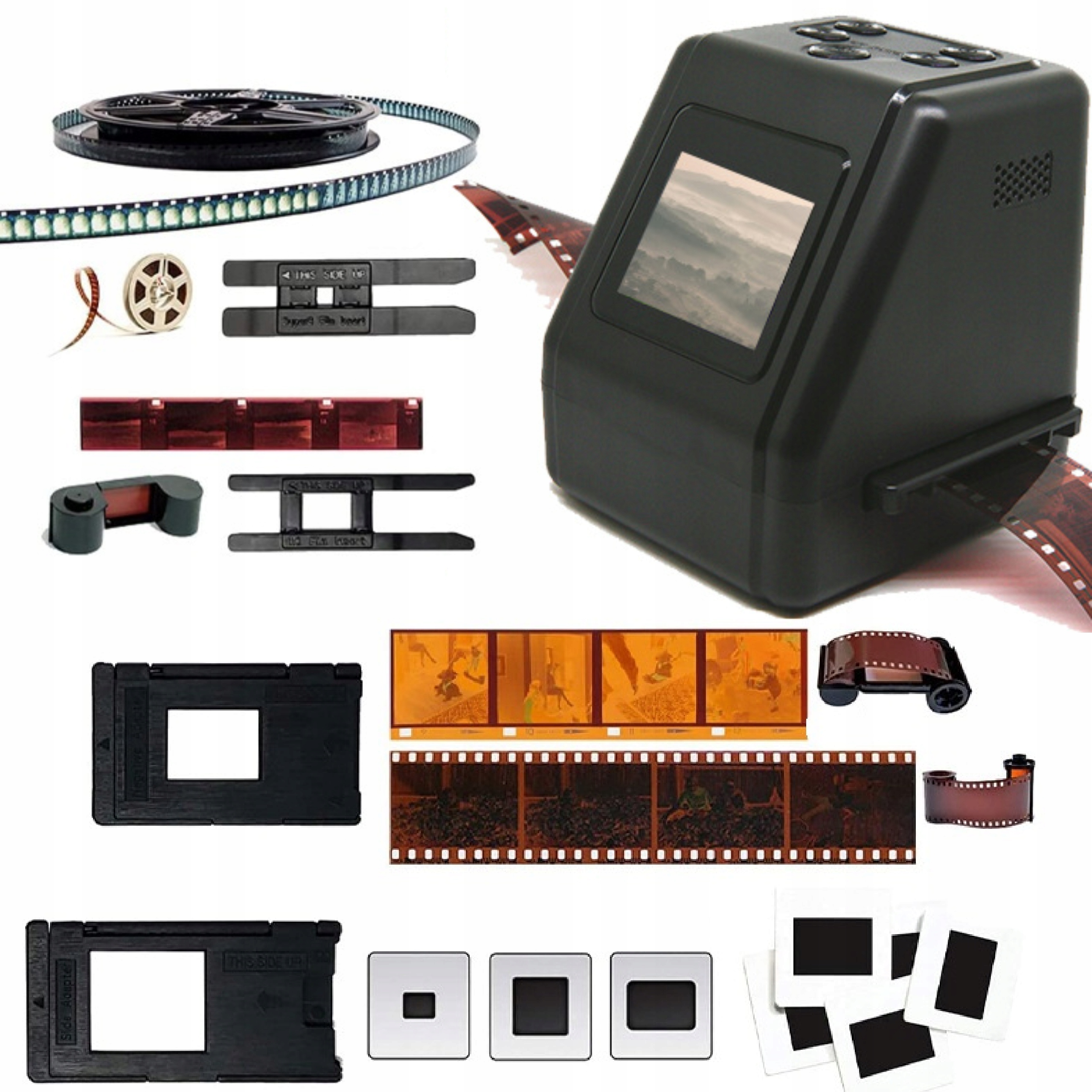 Skaner Do Zdjęć Klisz I Slajdów Negatywów Klisz Filmów 2200dpi