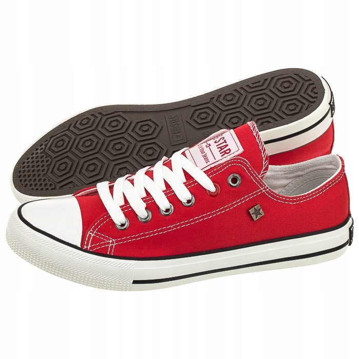 

Buty Damskie Trampki Big Star T274020 Czerwone