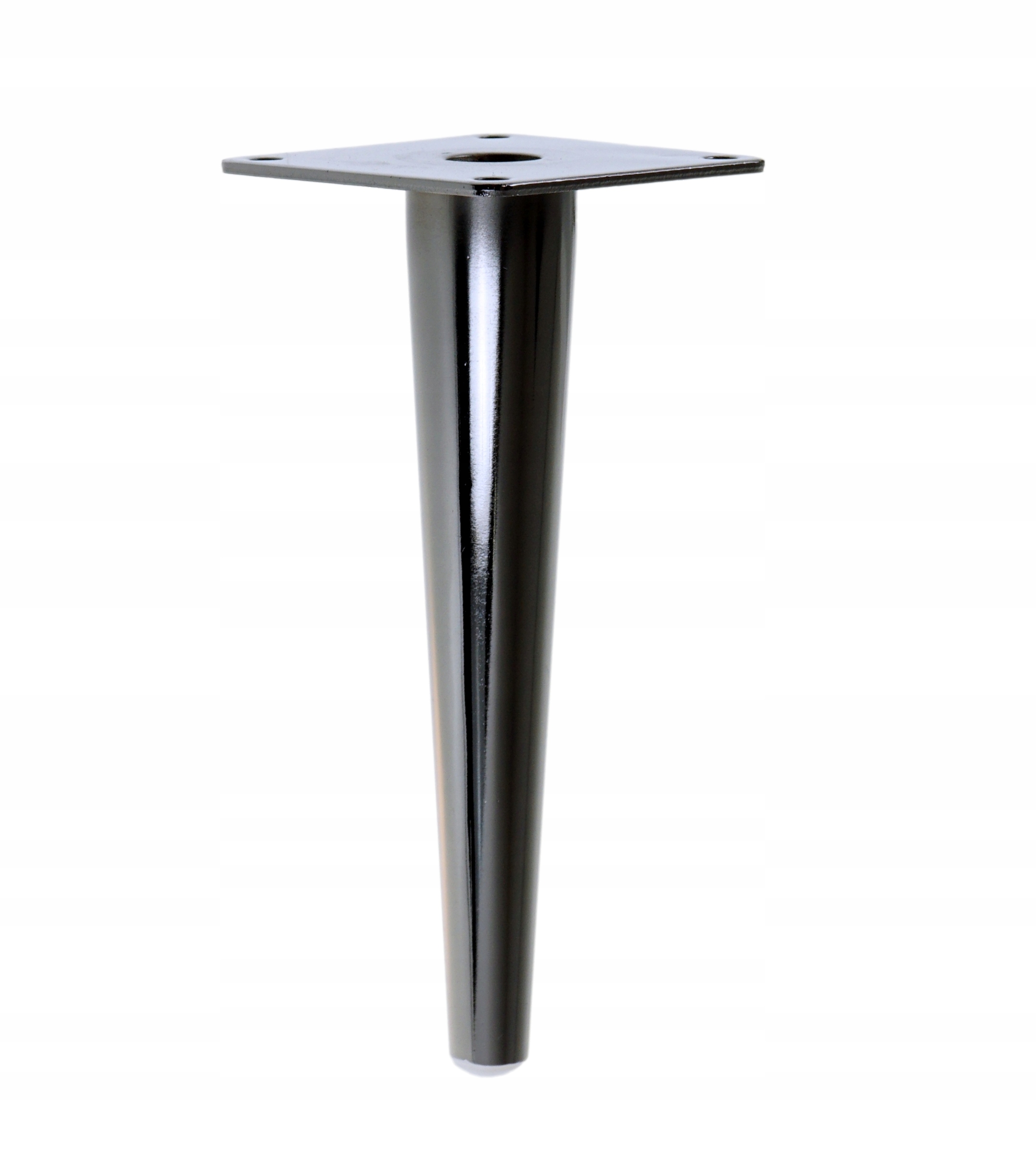 

Noga stalowa stożek 23 cm czarny nikiel w połysku