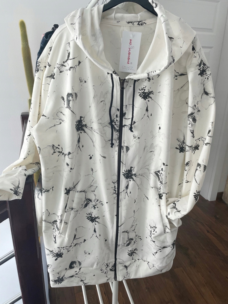 Mikina Na Zip Polska maxi+size Nová vel 56/58