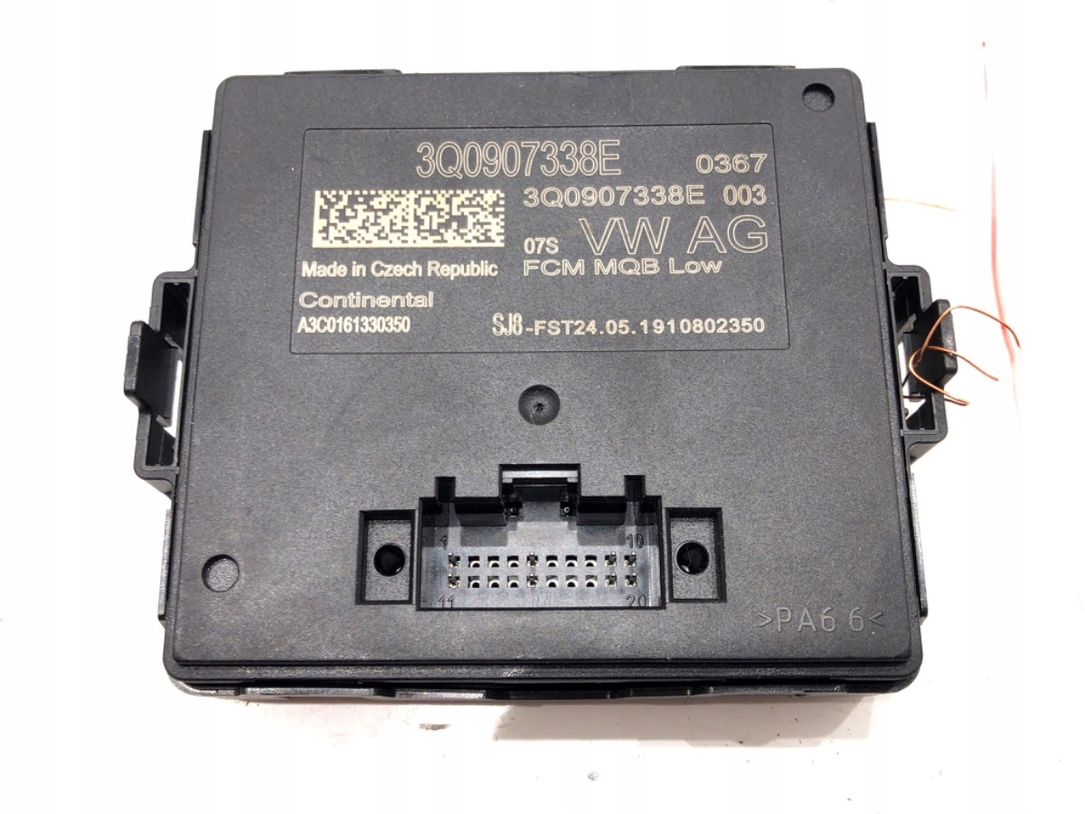 MODUŁ ŚWIATEŁ VW GOLF VII 3Q0907338E STEROWNIK