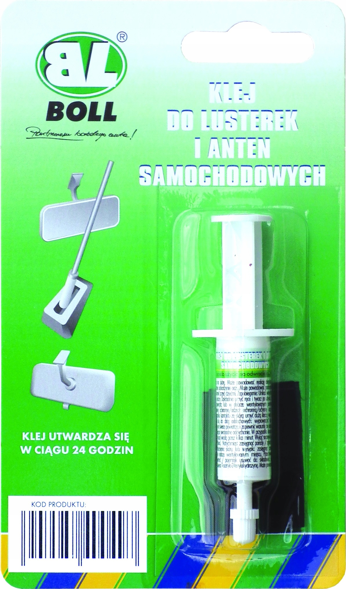Boll klej do lusterek i anten samochodowych Wielo.