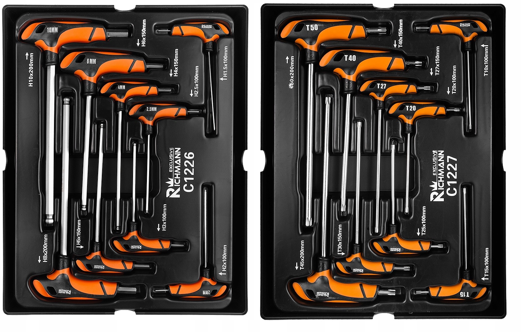 Richmann Klucze Imbus z kulką Torx z rączką wkład