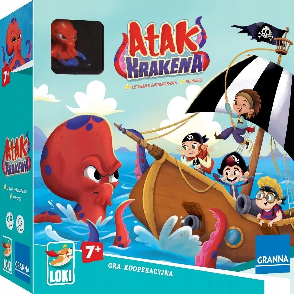 Atak Krakena Granna Gra Planszowa Rodzinna Przygodowa Piraci Dla Dzieci