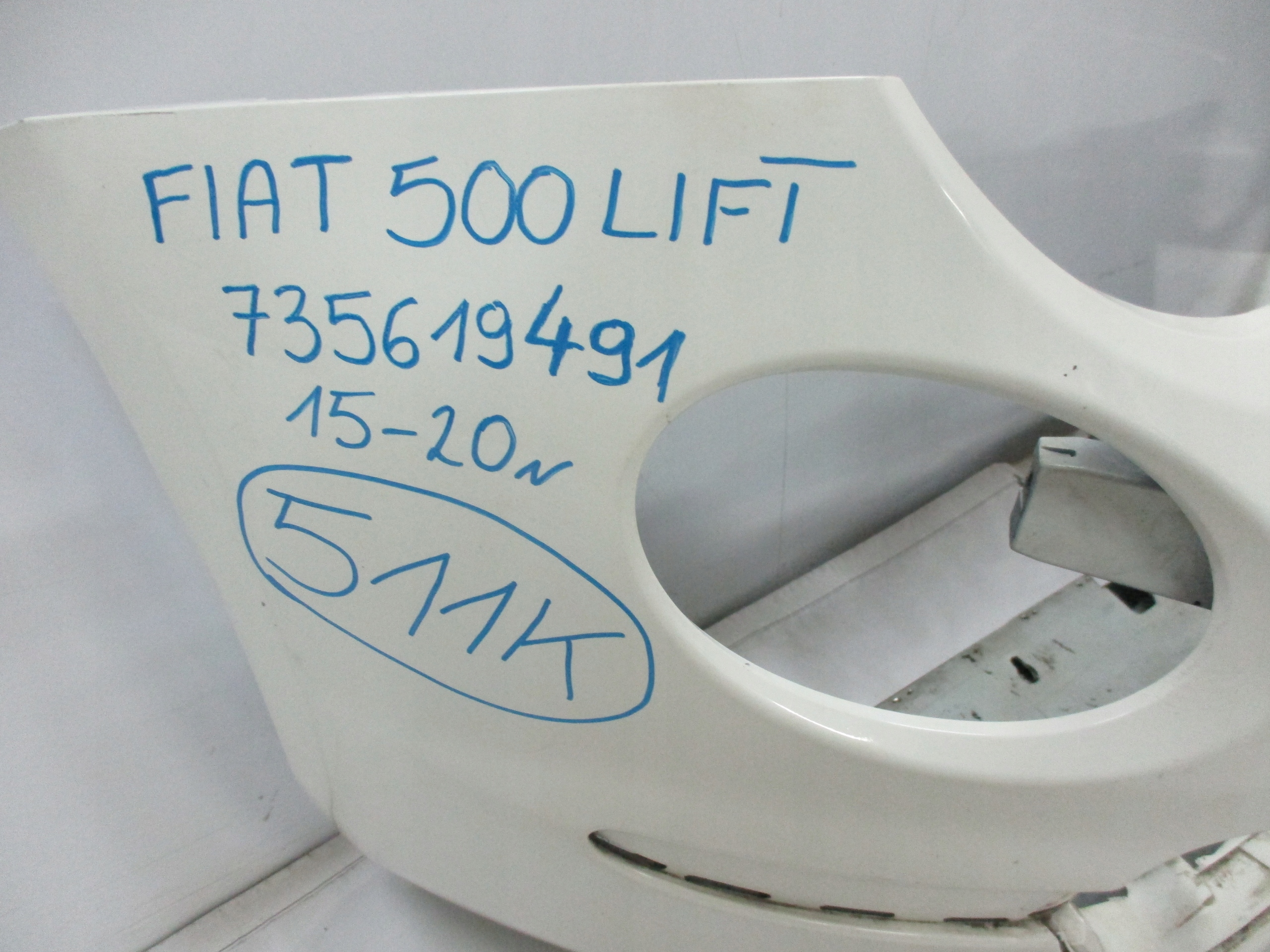 bumper front front Fiat 500 lift 15-20r 735619491