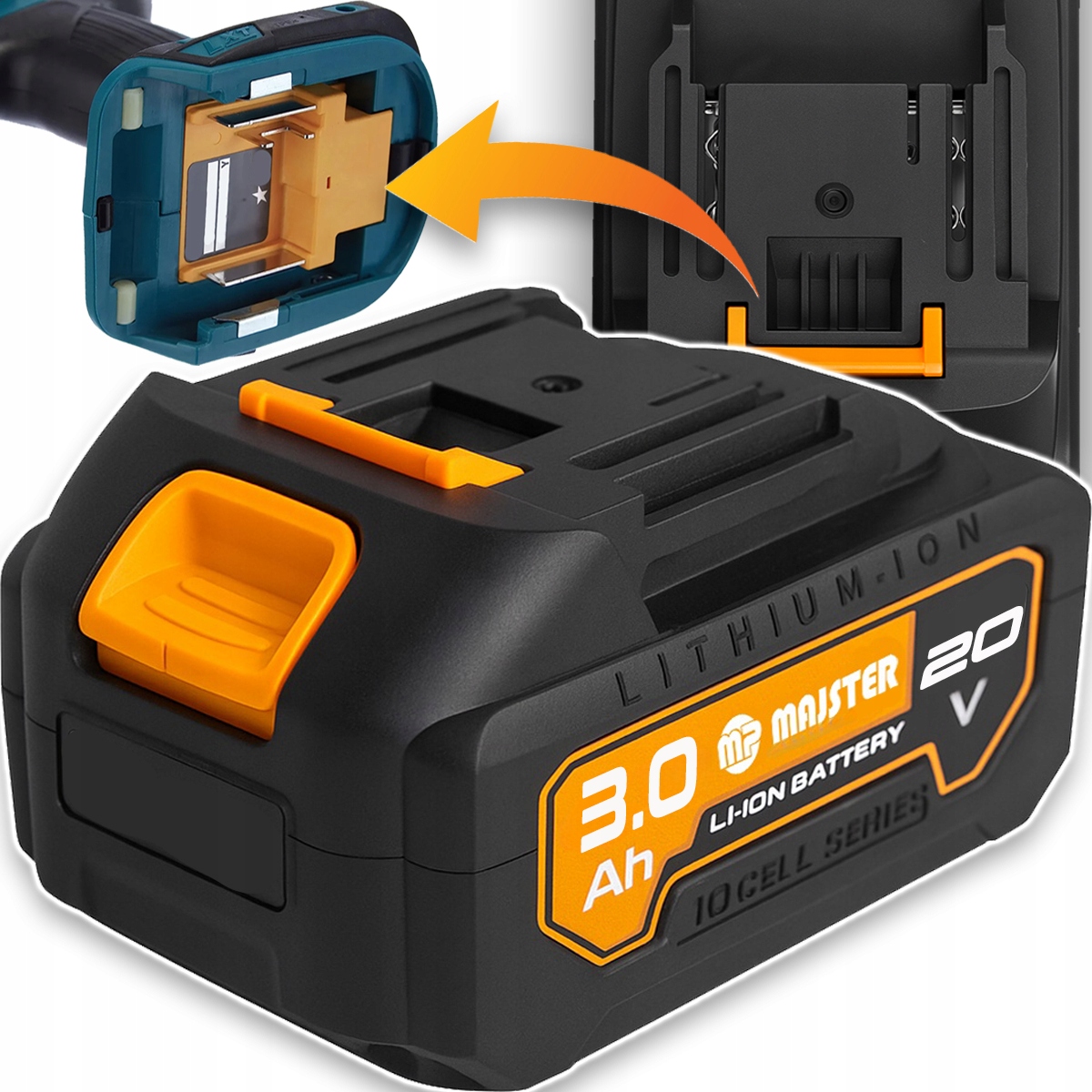 AKUMULATOR BATERIA 3AH 3000mAh 20V Li-Ion POWER SHARE MAJSTER